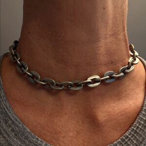 Chunky Silver Chain Necklace